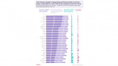 Climate change survey chart