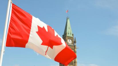 Canadian flag.