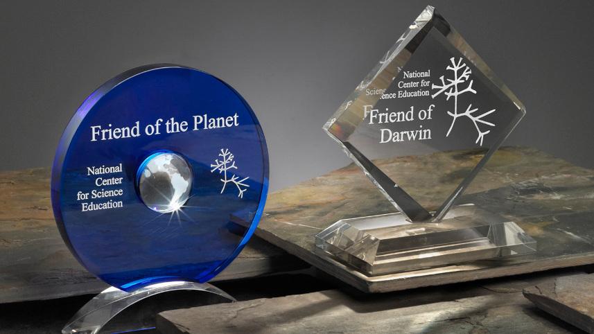NCSE Friend of the Planet and Friend of Darwin awards