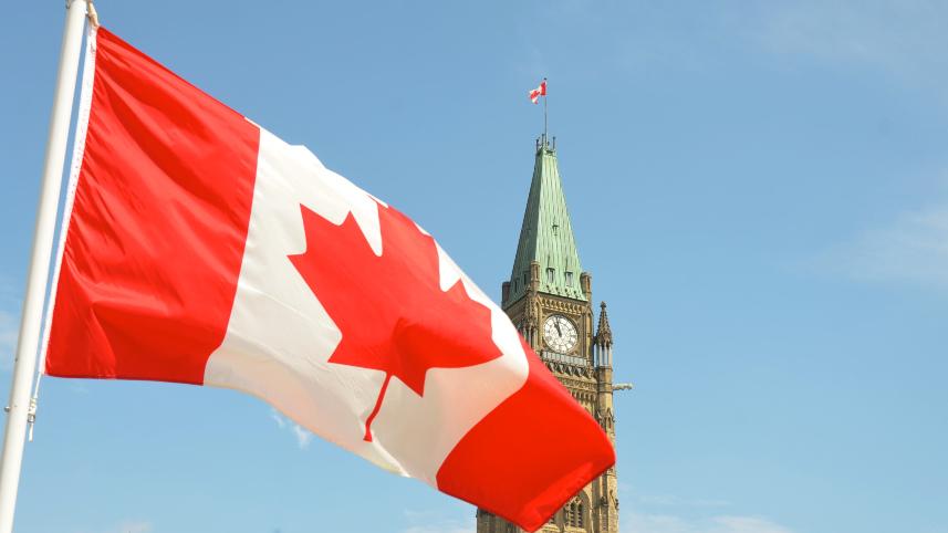 Canadian flag.