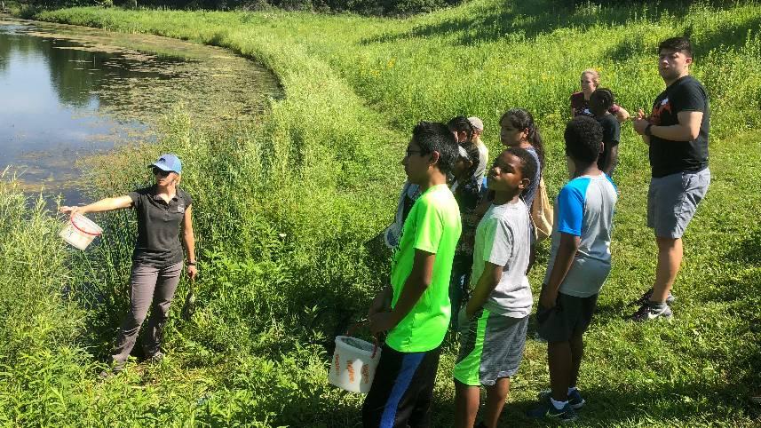 Outdoor climate change education.