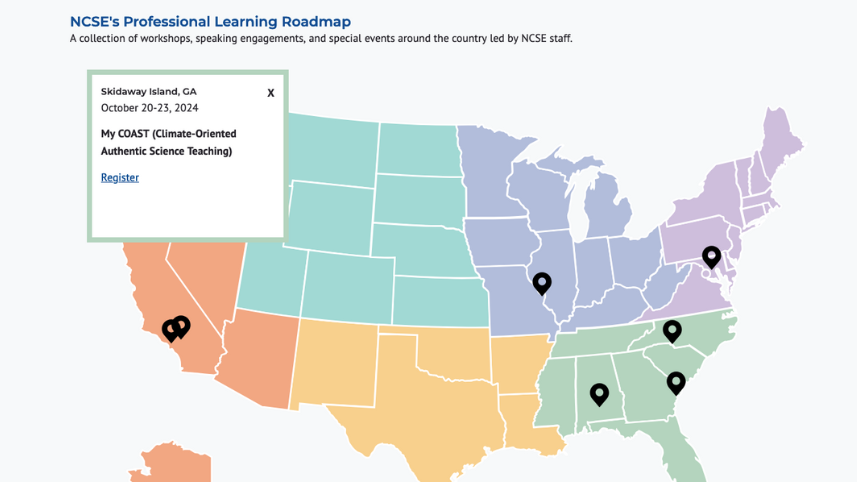 NCSE professional development road map.